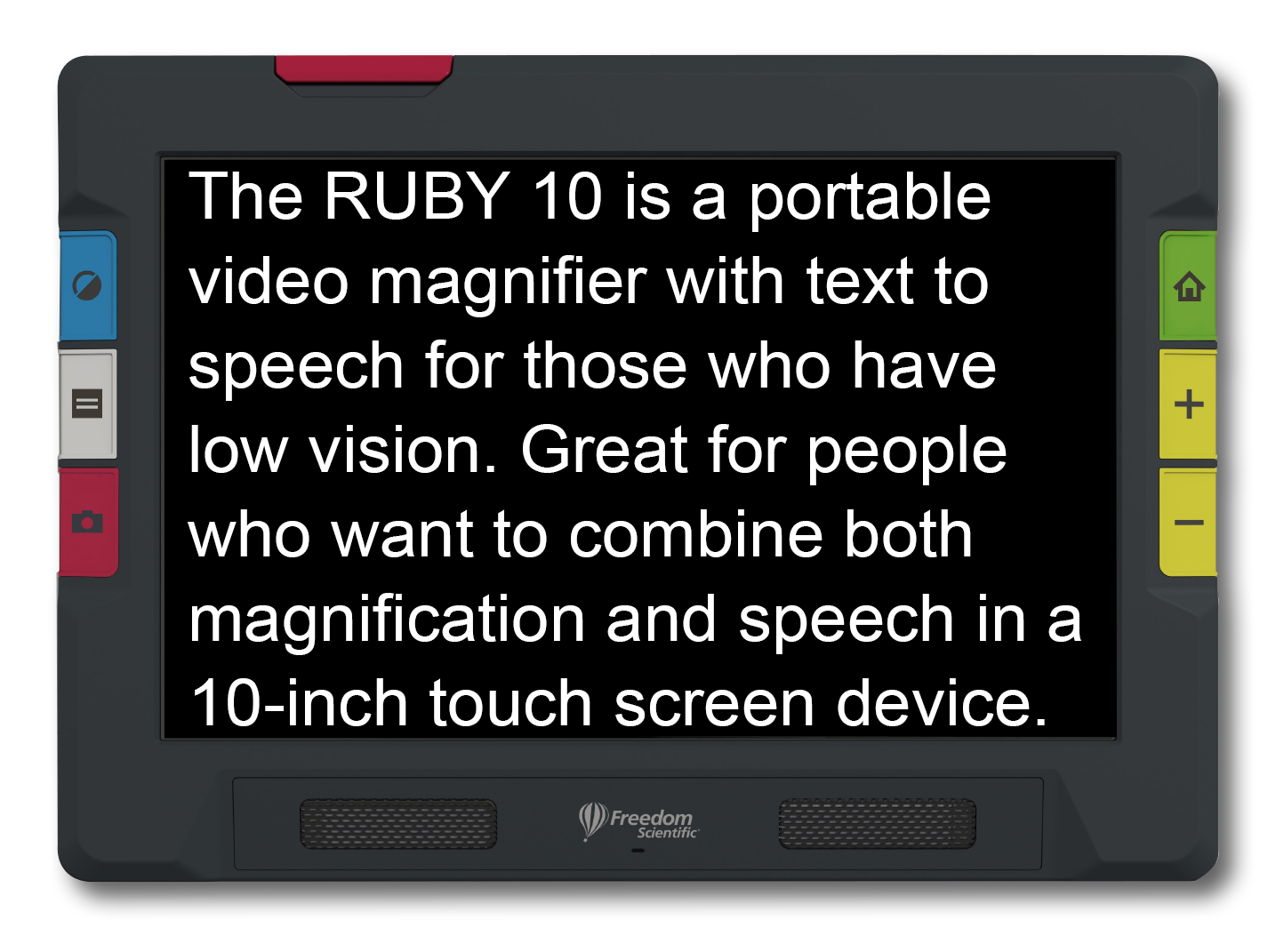 RUBY® 10 Portable Video Magnifier (Non-Speech)