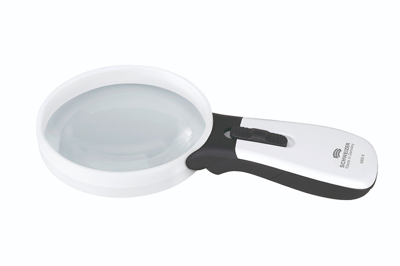 ERGO-Lux MP Illuminated Handheld Magnifier 6D, 100mm