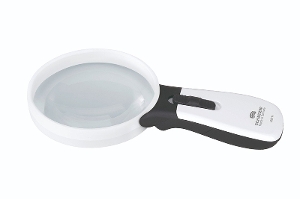 ERGO-Lux MP Illuminated Handheld Magnifier 2.5X (6D), 100mm