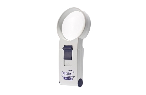 Optelec PowerMag+ Illuminated Pocket Magnifier 5X (16D), 60mm