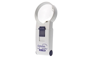 Optelec PowerMag+ Illuminated Pocket Magnifier 20D, 55mm